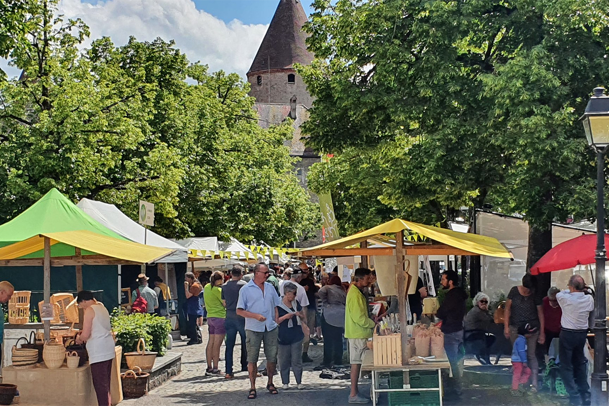 les marchés à Bulle