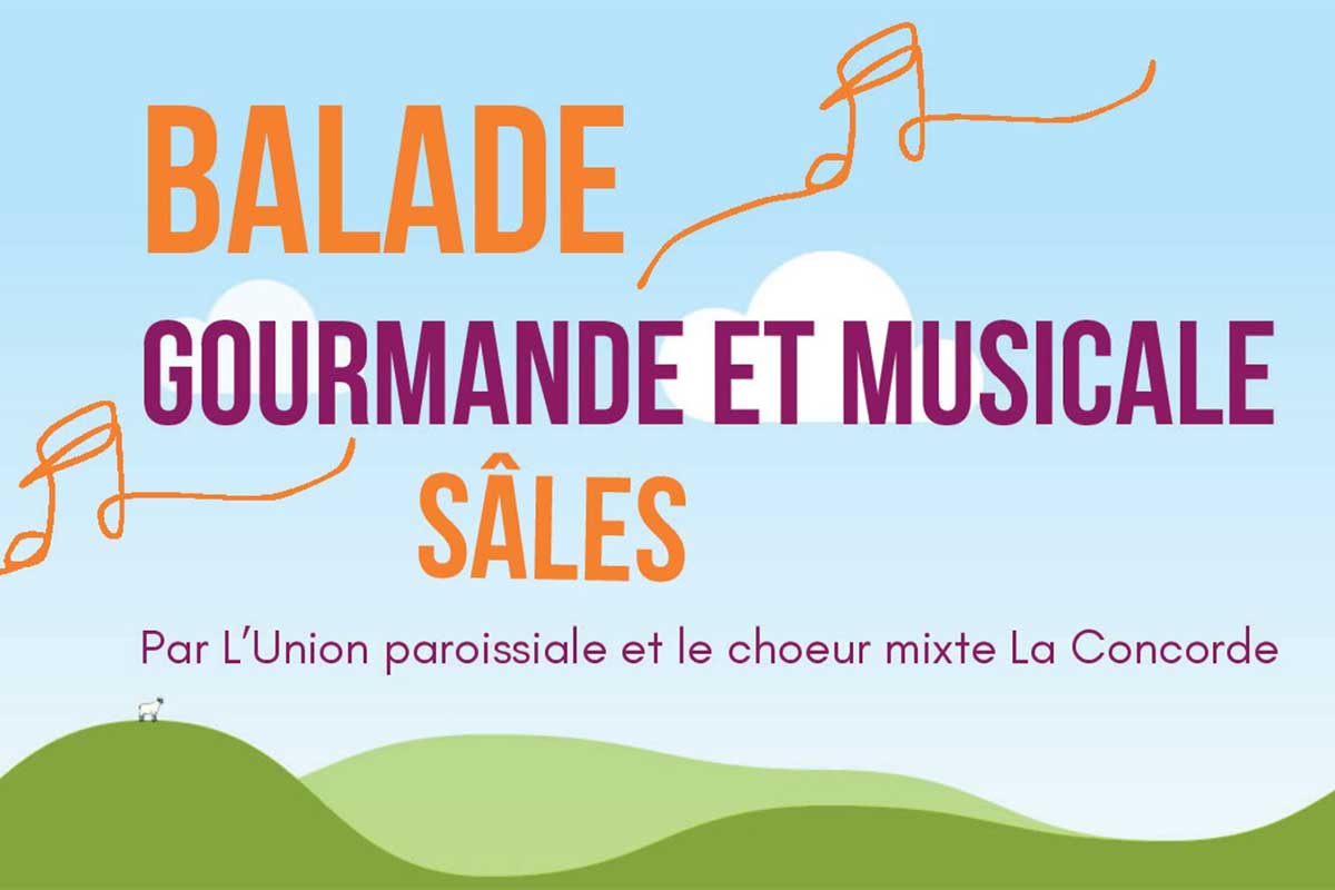 balade gourmande et musicale à Sâles revient le 6 septembre 2025
