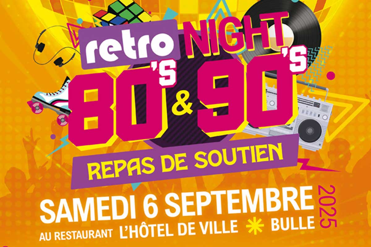 Repas de soutien des soirées Retro Night