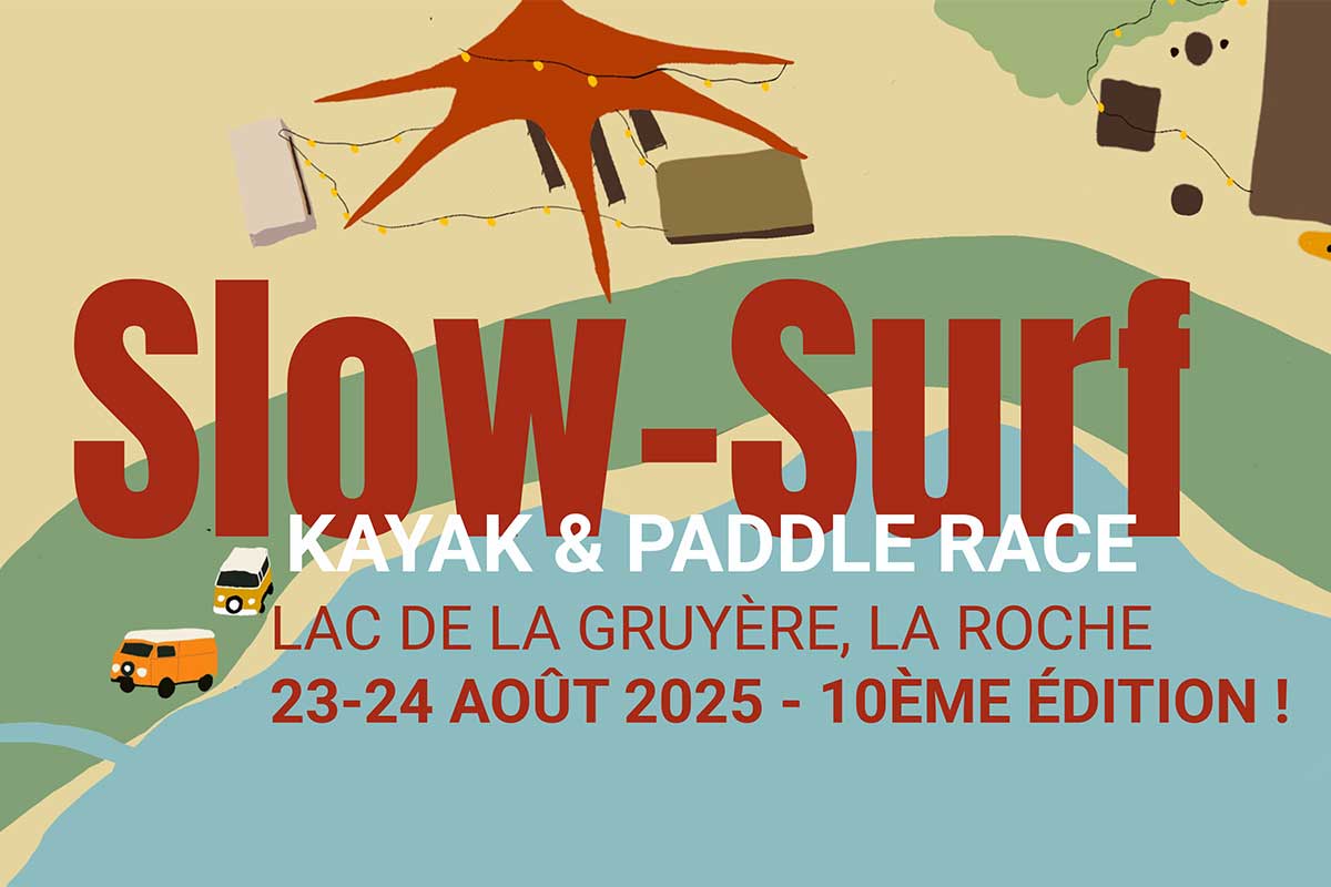 Slow-surf 2025 sur le lac de la Gruyère