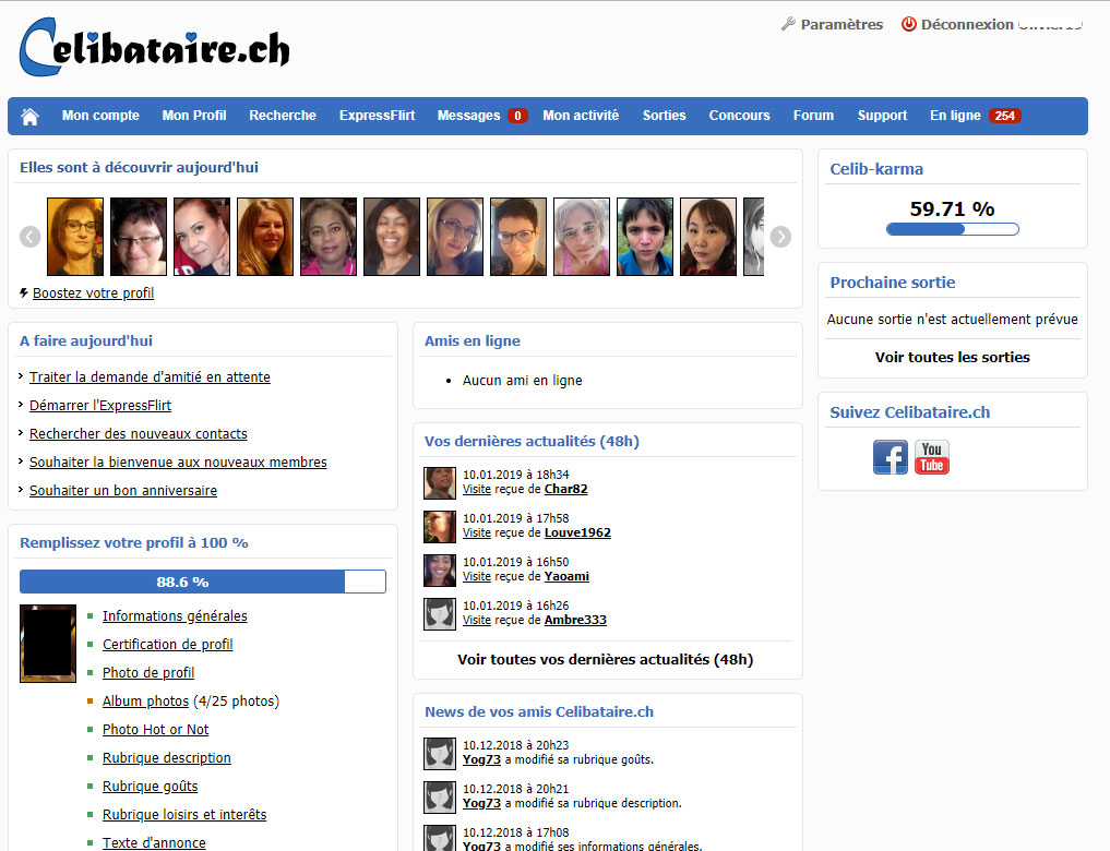 Celibataire.ch, le site de rencontre Suisse