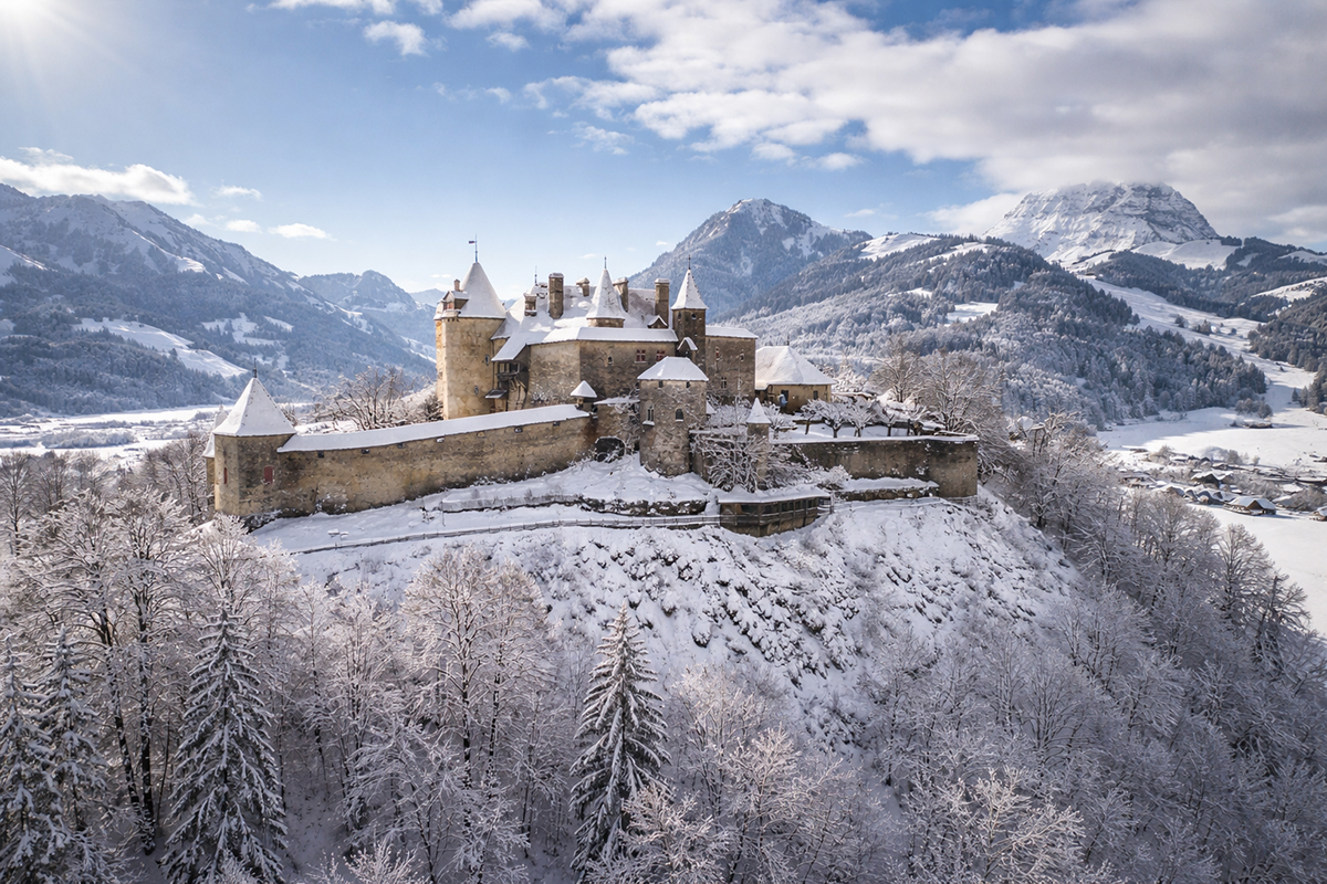 hiver en Gruyère