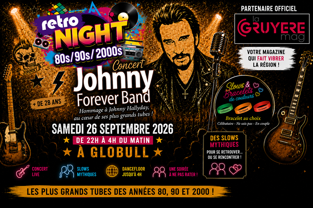 concours soirée Retro Night spécial Johnny Hallyday