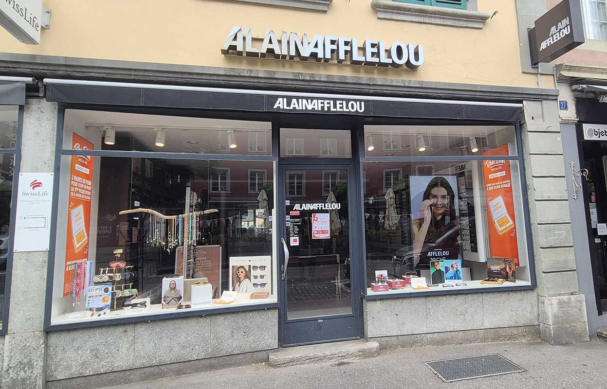 Alain Afflelou à Bulle : votre opticien au cœur de la Grand-Rue