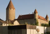 Château de Bulle et sa tour vus depuis le centre-ville