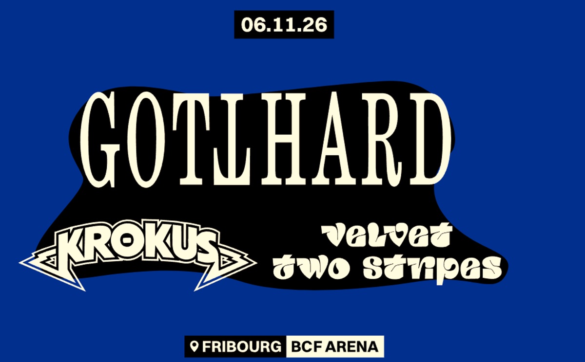 CONCOURS : Gagnez vos entrées pour Gotthard, Krokus et Velvet Two Stripes à Fribourg !
