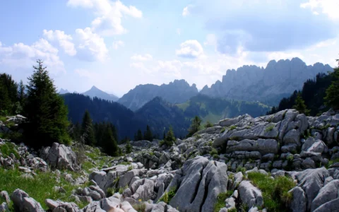 Vue de la Hochmatt et de la chaîne des Gastlosen