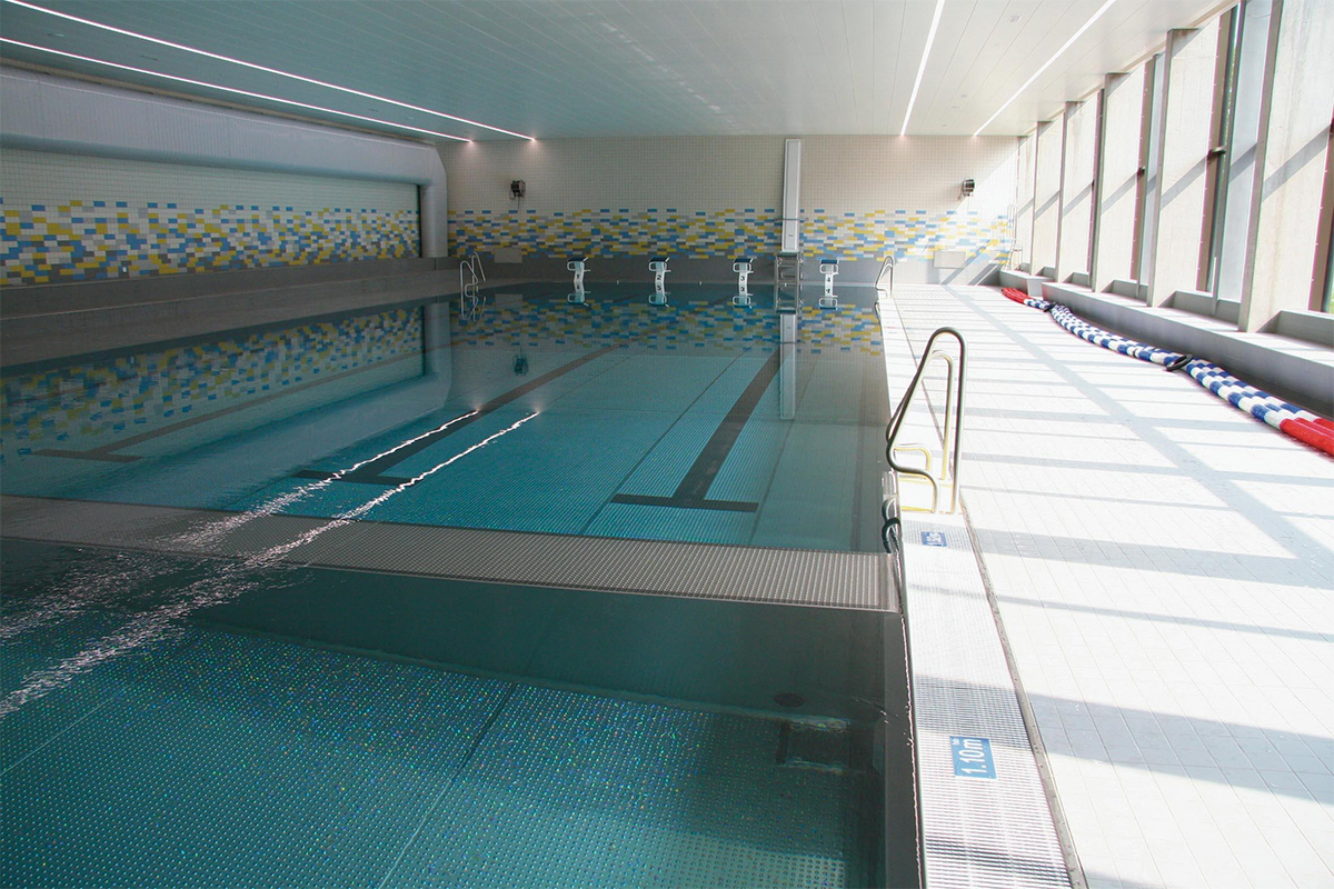 La piscine intérieure couverte de Bulle