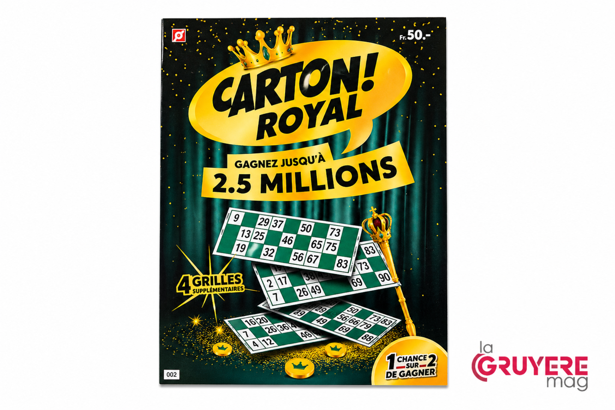 Gagnez un billet à gratter Carton Royal
