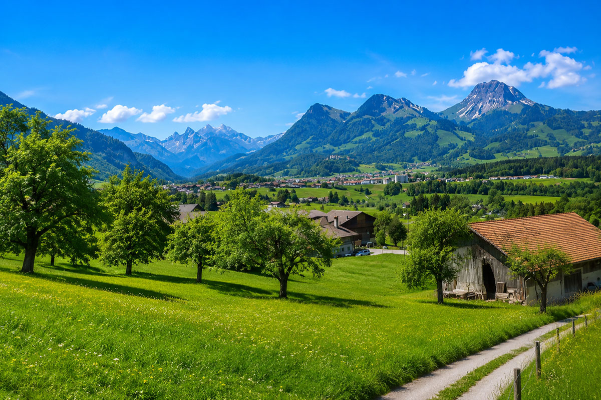 Botterens : à la découverte d&rsquo;une commune paisible entre lac et montagnes